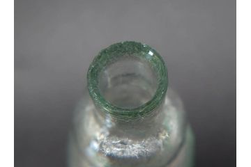 戦前　当時物　瓢箪型　気泡や絶妙なフォルムが味わいのあるニッキ水瓶5個セット(豆ガラス、ちびニッキ水、ガラス容器、駄菓子屋ビン、ペロペロ、レトロガラス、一輪挿し、ひょうたん)(R-076990)