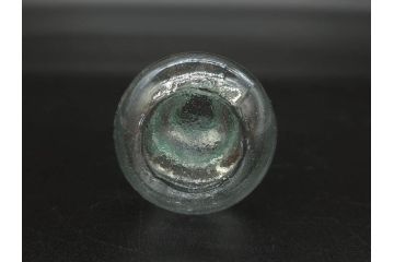 戦前　当時物　瓢箪型　気泡や絶妙なフォルムが味わいのあるニッキ水瓶5個セット(豆ガラス、ちびニッキ水、ガラス容器、駄菓子屋ビン、ペロペロ、レトロガラス、一輪挿し、ひょうたん)(R-076990)