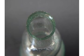 戦前　当時物　瓢箪型　気泡や絶妙なフォルムが味わいのあるニッキ水瓶5個セット(豆ガラス、ちびニッキ水、ガラス容器、駄菓子屋ビン、ペロペロ、レトロガラス、一輪挿し、ひょうたん)(R-076990)