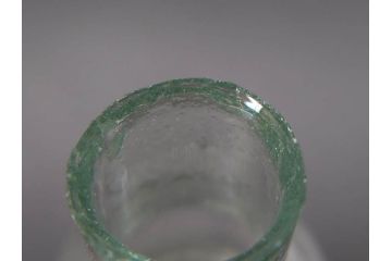 戦前　当時物　瓢箪型　気泡や絶妙なフォルムが味わいのあるニッキ水瓶5個セット(豆ガラス、ちびニッキ水、ガラス容器、駄菓子屋ビン、ペロペロ、レトロガラス、一輪挿し、ひょうたん)(R-076990)