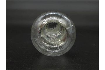 戦前　当時物　瓢箪型　気泡や絶妙なフォルムが味わいのあるニッキ水瓶5個セット(豆ガラス、ちびニッキ水、ガラス容器、駄菓子屋ビン、ペロペロ、レトロガラス、一輪挿し、ひょうたん)(R-076991)