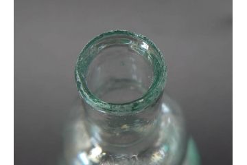 戦前　当時物　瓢箪型　気泡や絶妙なフォルムが味わいのあるニッキ水瓶5個セット(豆ガラス、ちびニッキ水、ガラス容器、駄菓子屋ビン、ペロペロ、レトロガラス、一輪挿し、ひょうたん)(R-076991)