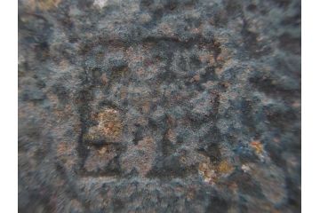 時代物　亀文堂　日本亀文　波千鳥　松竹梅　楼閣山水図　銀象嵌　使い込まれた風合いが歴史を感じる鉄瓶(湯沸、湯瓶、茶道具、茶器)(R-076994)