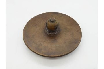 時代物　亀文堂　日本亀文　波千鳥　松竹梅　楼閣山水図　銀象嵌　使い込まれた風合いが歴史を感じる鉄瓶(湯沸、湯瓶、茶道具、茶器)(R-076994)