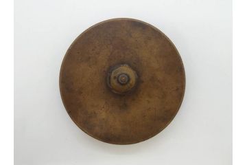 時代物　亀文堂　日本亀文　波千鳥　松竹梅　楼閣山水図　銀象嵌　使い込まれた風合いが歴史を感じる鉄瓶(湯沸、湯瓶、茶道具、茶器)(R-076994)
