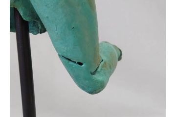 Il Satiro Danzante　「踊るサテュロス」　34/200　2005年愛知万博　高さ40　ブロンズ像(オブジェ、置物、銅像、箱・冊子付、限定200体、イタリア)(R-076996)