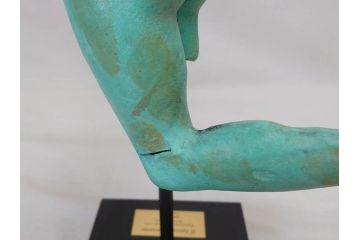 Il Satiro Danzante　「踊るサテュロス」　34/200　2005年愛知万博　高さ40　ブロンズ像(オブジェ、置物、銅像、箱・冊子付、限定200体、イタリア)(R-076996)