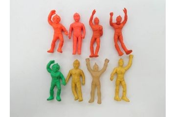 当時物　昭和レトロ　ポピー　怪獣　ウルトラマン　大量　消しゴム等126個セット(円谷プロ、東宝、ウルトラ兄弟、キングギドラ、怪獣ケシゴム、ガシャポン、ガチャガチャ、フィギュア、おもちゃ、オモチャ、玩具)(R-077000)