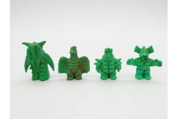 当時物　昭和レトロ　ポピー　怪獣　ウルトラマン　大量　消しゴム等126個セット(円谷プロ、東宝、ウルトラ兄弟、キングギドラ、怪獣ケシゴム、ガシャポン、ガチャガチャ、フィギュア、おもちゃ、オモチャ、玩具)(R-077000)