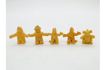 当時物　昭和レトロ　ポピー　怪獣　ウルトラマン　大量　消しゴム等128個セット(円谷プロ、東宝、ウルトラ兄弟、ダダ、エレキング、バルタン星人、怪獣ケシゴム、ガシャポン、ガチャガチャ、フィギュア、おもちゃ、オモチャ、玩具)(R-077002)