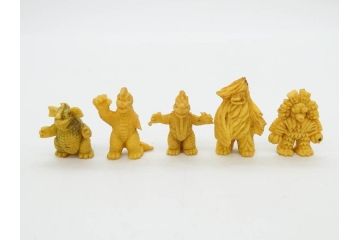 当時物　昭和レトロ　ポピー　怪獣　ウルトラマン　大量　消しゴム等128個セット(円谷プロ、東宝、ウルトラ兄弟、ダダ、エレキング、バルタン星人、怪獣ケシゴム、ガシャポン、ガチャガチャ、フィギュア、おもちゃ、オモチャ、玩具)(R-077002)