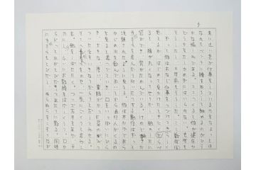 特別限定愛蔵版　開高健　「夏の闇」　原寸408枚　直筆原稿(2008年、開高記念会、直筆、二重箱付)(R-077004)