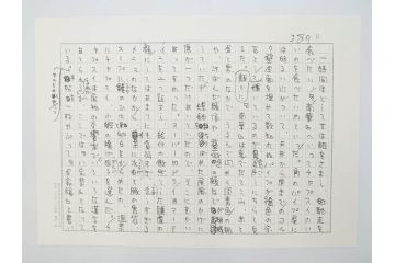 特別限定愛蔵版　開高健　「夏の闇」　原寸408枚　直筆原稿(2008年、開高記念会、直筆、二重箱付)(R-077004)
