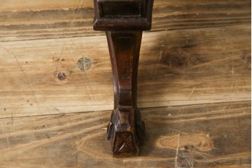 イギリスアンティーク　Lloyd's Antiques(ロイズ・アンティークス)取り扱い　マホガニー材　シックな色合いで落ち着いた空間づくりにおすすめのフロアスタンド(フロアランプ、スタンドライト、スタンド照明、英国)(R-077020)