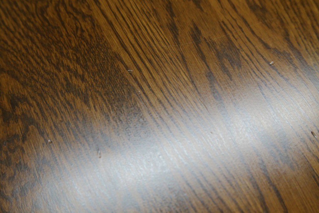中古　希少な廃盤品　IDC大塚家具取り扱い　起立木工　ナラ材　メッペルシリーズ　キャスター付きバーカウンター　(R-077023)