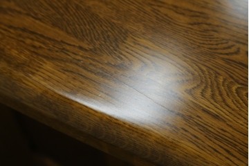 中古　希少な廃盤品　IDC大塚家具取り扱い　起立木工　ナラ材　メッペルシリーズ　キャスター付きバーカウンター　(R-077023)