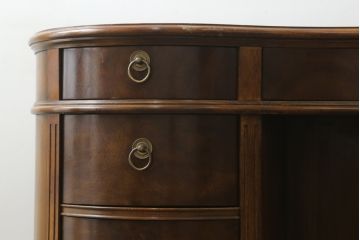 中古　DREXEL HERITAGE(ドレクセルヘリテイジ)　Cameo Classics(キャメオクラシックス)　高級感溢れるキドニーデスク(両袖デスク、机、ワークデスク、カウンターテーブル、在宅用、在宅ワーク用)(R-077039)