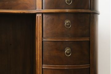 中古　DREXEL HERITAGE(ドレクセルヘリテイジ)　Cameo Classics(キャメオクラシックス)　高級感溢れるキドニーデスク(両袖デスク、机、ワークデスク、カウンターテーブル、在宅用、在宅ワーク用)(R-077039)