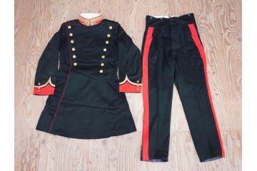 当時物　旧日本軍　准尉　大礼服　正帽　肩章　トランク(尉官、軍帽、軍服、軍衣、陸軍、憲兵、正衣、正装、礼服上下)(R-077055)