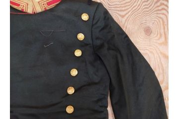 当時物　旧日本軍　准尉　大礼服　正帽　肩章　トランク(尉官、軍帽、軍服、軍衣、陸軍、憲兵、正衣、正装、礼服上下)(R-077055)