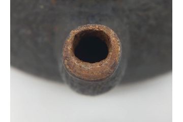 時代物　釜師　高木治良兵衛　銀摘み　ころんとしたフォルムがあたたかみを感じる姥口平丸鉄瓶(湯沸、湯瓶、茶道具、茶器、共箱付き、木治良兵衛)(R-077057)