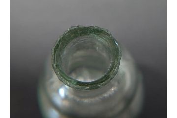 戦前　当時物　瓢箪型　気泡や絶妙なフォルムが味わいのあるニッキ水瓶5個セット(豆ガラス、ちびニッキ水、ガラス容器、駄菓子屋ビン、ペロペロ、レトロガラス、一輪挿し、ひょうたん)(R-077058)