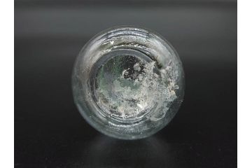 戦前　当時物　瓢箪型　気泡や絶妙なフォルムが味わいのあるニッキ水瓶5個セット(豆ガラス、ちびニッキ水、ガラス容器、駄菓子屋ビン、ペロペロ、レトロガラス、一輪挿し、ひょうたん)(R-077059)