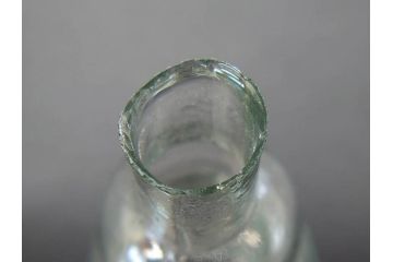 戦前　当時物　瓢箪型　気泡や絶妙なフォルムが味わいのあるニッキ水瓶5個セット(豆ガラス、ちびニッキ水、ガラス容器、駄菓子屋ビン、ペロペロ、レトロガラス、一輪挿し、ひょうたん)(R-077059)