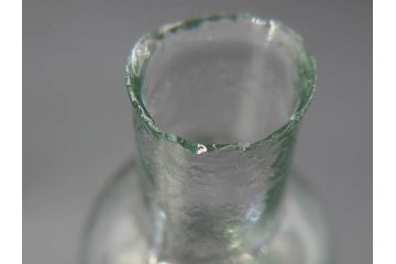 戦前　当時物　瓢箪型　気泡や絶妙なフォルムが味わいのあるニッキ水瓶5個セット(豆ガラス、ちびニッキ水、ガラス容器、駄菓子屋ビン、ペロペロ、レトロガラス、一輪挿し、ひょうたん)(R-077059)