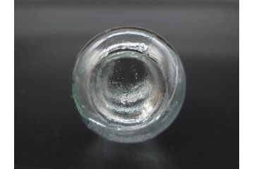 戦前　当時物　瓢箪型　気泡や絶妙なフォルムが味わいのあるニッキ水瓶5個セット(豆ガラス、ちびニッキ水、ガラス容器、駄菓子屋ビン、ペロペロ、レトロガラス、一輪挿し、ひょうたん)(R-077059)