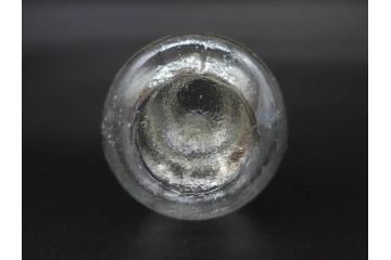 戦前　当時物　瓢箪型　気泡や絶妙なフォルムが味わいのあるニッキ水瓶5個セット(豆ガラス、ちびニッキ水、ガラス容器、駄菓子屋ビン、ペロペロ、レトロガラス、一輪挿し、ひょうたん)(R-077059)