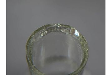 戦前　当時物　瓢箪型　気泡や絶妙なフォルムが味わいのあるニッキ水瓶5個セット(豆ガラス、ちびニッキ水、ガラス容器、駄菓子屋ビン、ペロペロ、レトロガラス、一輪挿し、ひょうたん)(R-077060)