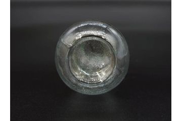 戦前　当時物　瓢箪型　気泡や絶妙なフォルムが味わいのあるニッキ水瓶5個セット(豆ガラス、ちびニッキ水、ガラス容器、駄菓子屋ビン、ペロペロ、レトロガラス、一輪挿し、ひょうたん)(R-077060)