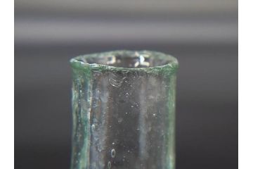 戦前　当時物　瓢箪型　気泡や絶妙なフォルムが味わいのあるニッキ水瓶5個セット(豆ガラス、ちびニッキ水、ガラス容器、駄菓子屋ビン、ペロペロ、レトロガラス、一輪挿し、ひょうたん)(R-077060)