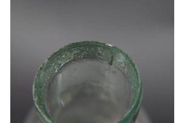 戦前　当時物　瓢箪型　気泡や絶妙なフォルムが味わいのあるニッキ水瓶5個セット(豆ガラス、ちびニッキ水、ガラス容器、駄菓子屋ビン、ペロペロ、レトロガラス、一輪挿し、ひょうたん)(R-077061)
