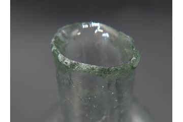 戦前　当時物　瓢箪型　気泡や絶妙なフォルムが味わいのあるニッキ水瓶5個セット(豆ガラス、ちびニッキ水、ガラス容器、駄菓子屋ビン、ペロペロ、レトロガラス、一輪挿し、ひょうたん)(R-077062)