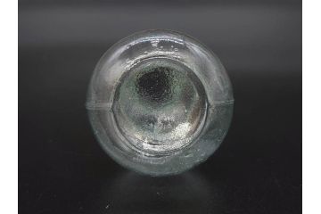 戦前　当時物　瓢箪型　気泡や絶妙なフォルムが味わいのあるニッキ水瓶5個セット(豆ガラス、ちびニッキ水、ガラス容器、駄菓子屋ビン、ペロペロ、レトロガラス、一輪挿し、ひょうたん)(R-077062)