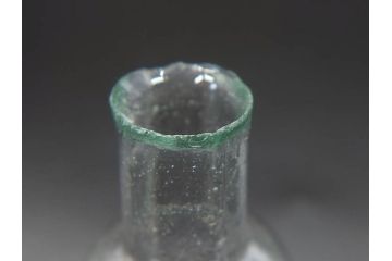 戦前　当時物　瓢箪型　気泡や絶妙なフォルムが味わいのあるニッキ水瓶5個セット(豆ガラス、ちびニッキ水、ガラス容器、駄菓子屋ビン、ペロペロ、レトロガラス、一輪挿し、ひょうたん)(R-077062)