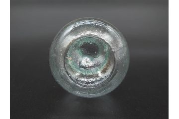戦前　当時物　瓢箪型　気泡や絶妙なフォルムが味わいのあるニッキ水瓶5個セット(豆ガラス、ちびニッキ水、ガラス容器、駄菓子屋ビン、ペロペロ、レトロガラス、一輪挿し、ひょうたん)(R-077062)