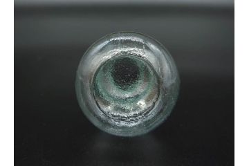 戦前　当時物　瓢箪型　気泡や絶妙なフォルムが味わいのあるニッキ水瓶5個セット(豆ガラス、ちびニッキ水、ガラス容器、駄菓子屋ビン、ペロペロ、レトロガラス、一輪挿し、ひょうたん)(R-077062)