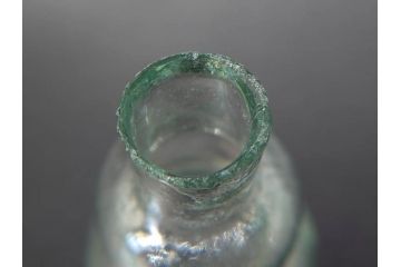 戦前　当時物　瓢箪型　気泡や絶妙なフォルムが味わいのあるニッキ水瓶5個セット(豆ガラス、ちびニッキ水、ガラス容器、駄菓子屋ビン、ペロペロ、レトロガラス、一輪挿し、ひょうたん)(R-077063)