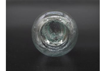 戦前　当時物　瓢箪型　気泡や絶妙なフォルムが味わいのあるニッキ水瓶5個セット(豆ガラス、ちびニッキ水、ガラス容器、駄菓子屋ビン、ペロペロ、レトロガラス、一輪挿し、ひょうたん)(R-077063)