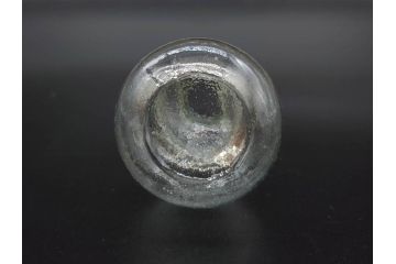 戦前　当時物　瓢箪型　気泡や絶妙なフォルムが味わいのあるニッキ水瓶5個セット(豆ガラス、ちびニッキ水、ガラス容器、駄菓子屋ビン、ペロペロ、レトロガラス、一輪挿し、ひょうたん)(R-077063)