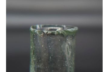 戦前　当時物　瓢箪型　気泡や絶妙なフォルムが味わいのあるニッキ水瓶5個セット(豆ガラス、ちびニッキ水、ガラス容器、駄菓子屋ビン、ペロペロ、レトロガラス、一輪挿し、ひょうたん)(R-077063)