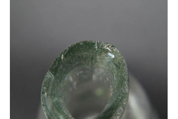 戦前　当時物　瓢箪型　気泡や絶妙なフォルムが味わいのあるニッキ水瓶5個セット(豆ガラス、ちびニッキ水、ガラス容器、駄菓子屋ビン、ペロペロ、レトロガラス、一輪挿し、ひょうたん)(R-077063)