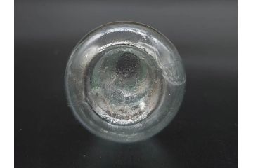 戦前　当時物　瓢箪型　気泡や絶妙なフォルムが味わいのあるニッキ水瓶5個セット(豆ガラス、ちびニッキ水、ガラス容器、駄菓子屋ビン、ペロペロ、レトロガラス、一輪挿し、ひょうたん)(R-077063)