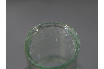 戦前　当時物　瓢箪型　気泡や絶妙なフォルムが味わいのあるニッキ水瓶5個セット(豆ガラス、ちびニッキ水、ガラス容器、駄菓子屋ビン、ペロペロ、レトロガラス、一輪挿し、ひょうたん)(R-077064)