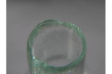 戦前　当時物　瓢箪型　気泡や絶妙なフォルムが味わいのあるニッキ水瓶5個セット(豆ガラス、ちびニッキ水、ガラス容器、駄菓子屋ビン、ペロペロ、レトロガラス、一輪挿し、ひょうたん)(R-077065)