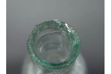 戦前　当時物　瓢箪型　気泡や絶妙なフォルムが味わいのあるニッキ水瓶5個セット(豆ガラス、ちびニッキ水、ガラス容器、駄菓子屋ビン、ペロペロ、レトロガラス、一輪挿し、ひょうたん)(R-077065)