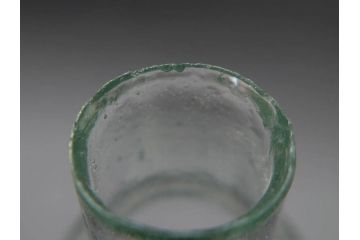 戦前　当時物　瓢箪型　気泡や絶妙なフォルムが味わいのあるニッキ水瓶5個セット(豆ガラス、ちびニッキ水、ガラス容器、駄菓子屋ビン、ペロペロ、レトロガラス、一輪挿し、ひょうたん)(R-077065)